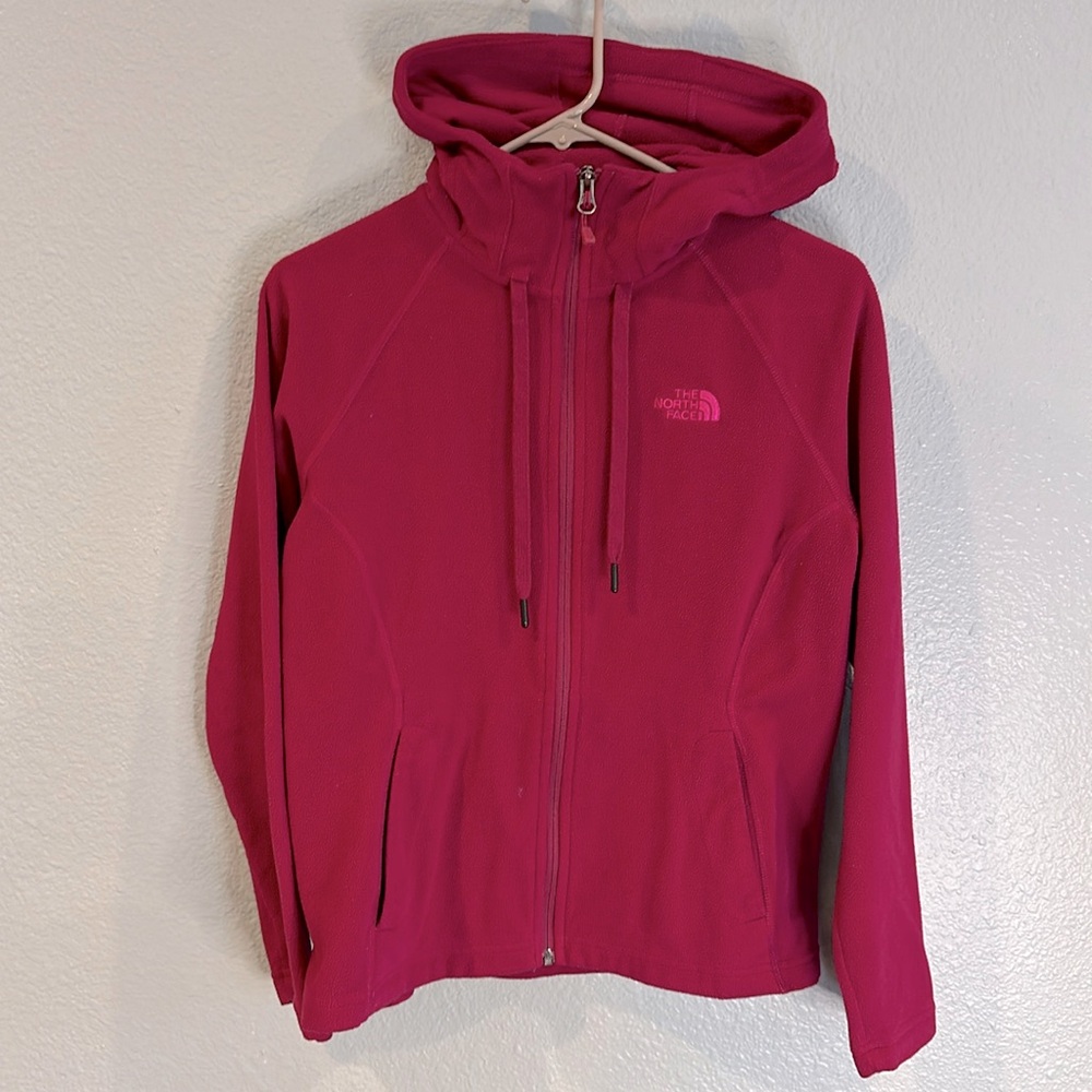 The North Face fleece hoodie